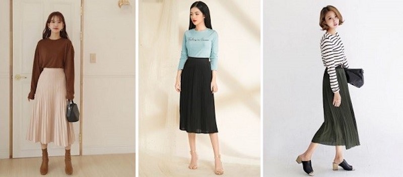 10 Cách phối đồ với chân váy dài thanh lịch cho các nàng công sở  Cardina