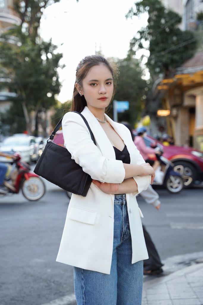 phối đồ phỏng vấn: áo blazer